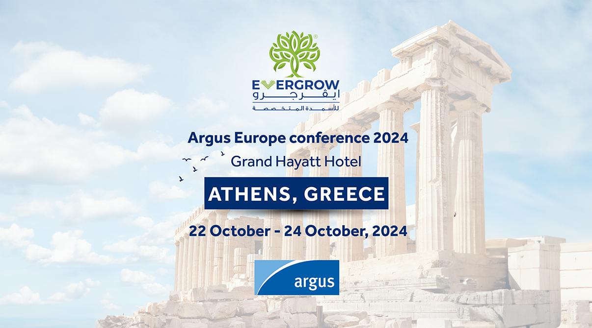 Evergrow Participate in Argus Europe Conference <span class="font-secondary">2024</span> in Athens, Greece