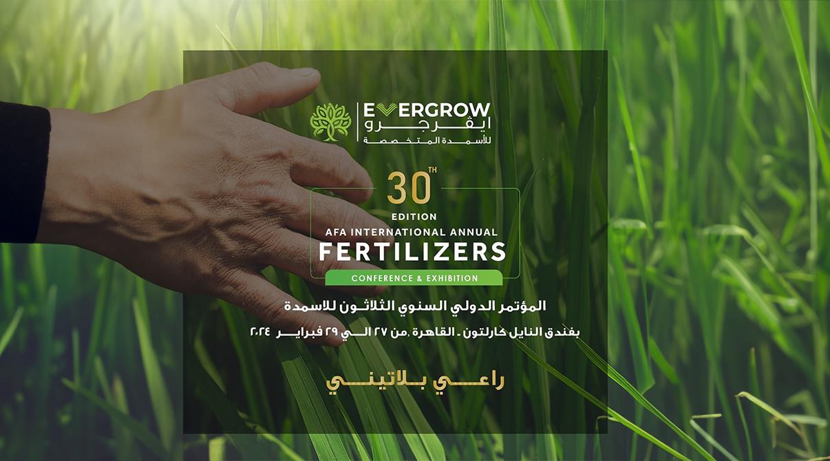 Evergrow: Platinum Sponsor of the <span class="font-secondary">30</span>th Annual International Fertilizer Conference <span class="font-secondary">2024</span> in Cairo