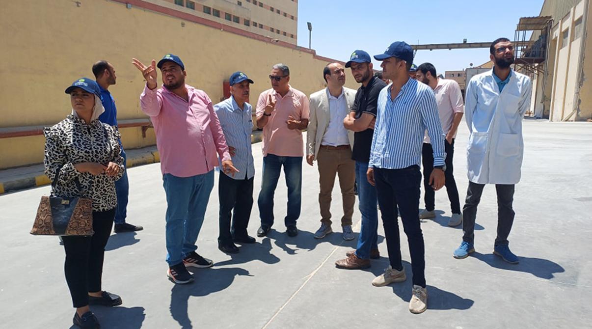 Evergrow Technical Support and Sales Teams Visit Modern Poultry and Livestock Feed Factory in Sadat City