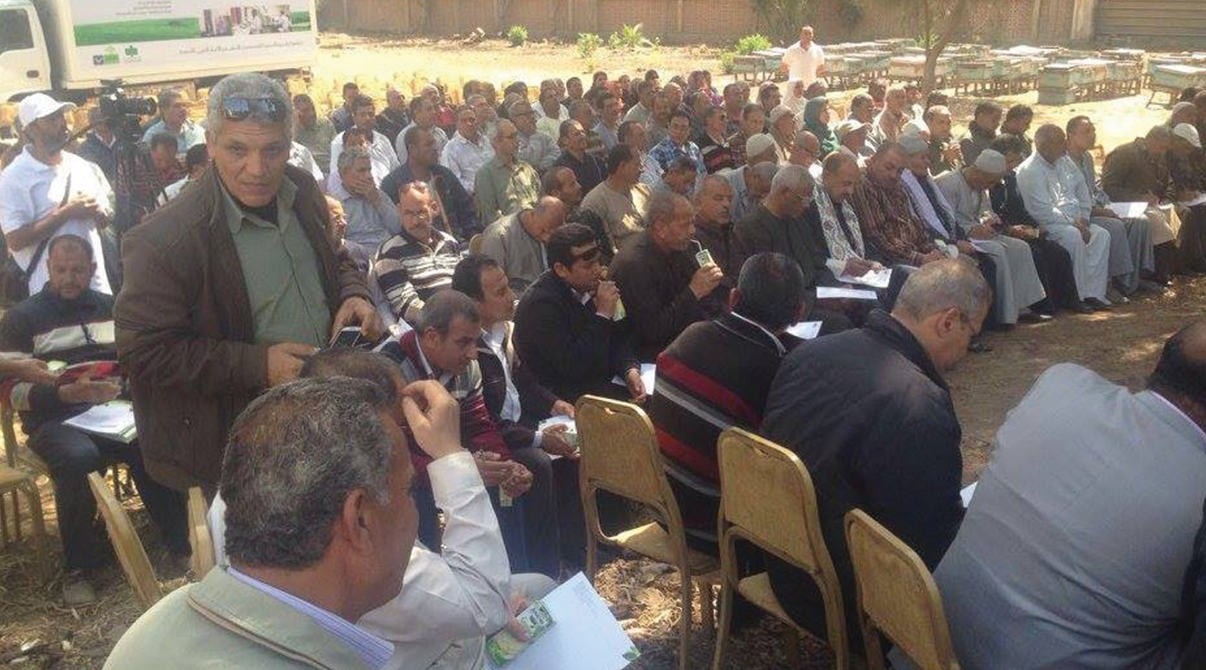 لقطات من فعاليات اليوم الثاني للقافلة الزراعية