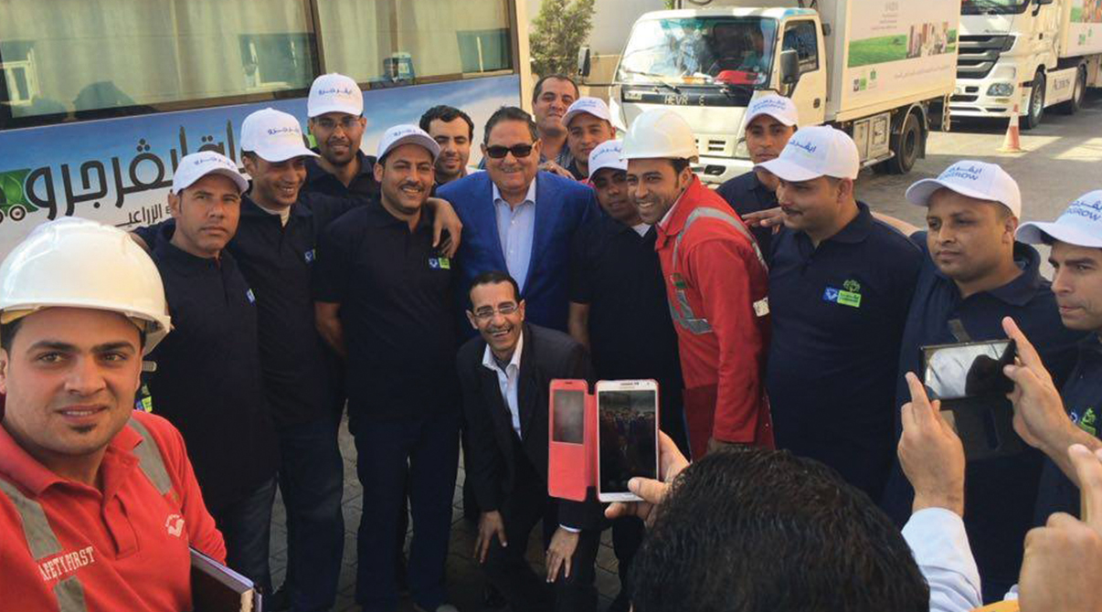 انطلاق اليوم الأول من قافلة ايڤرجرو الزراعية